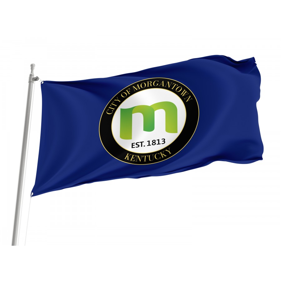 Flag of Morgantown, Kentucky, Patriotic Flags, Unique Design Print, Flags for Indoor & Outdoor Use