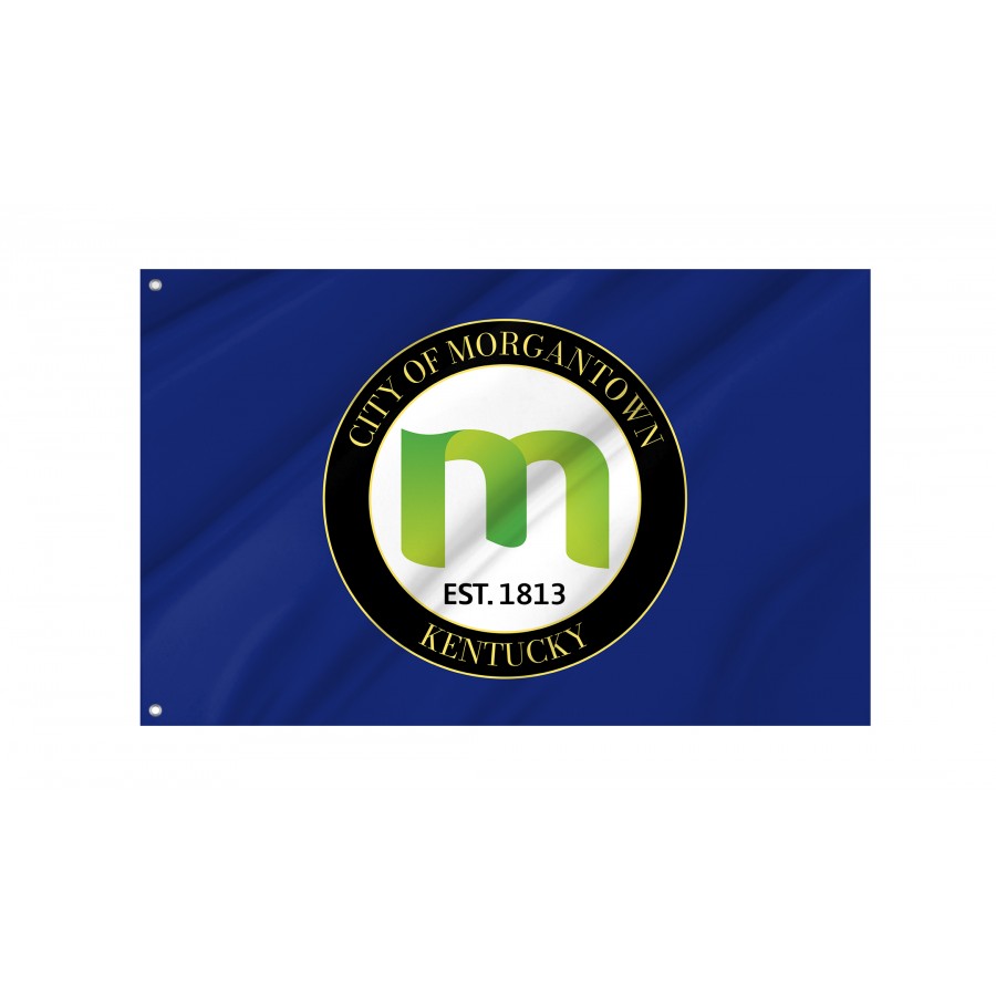 Flag of Morgantown, Kentucky, Patriotic Flags, Unique Design Print, Flags for Indoor & Outdoor Use
