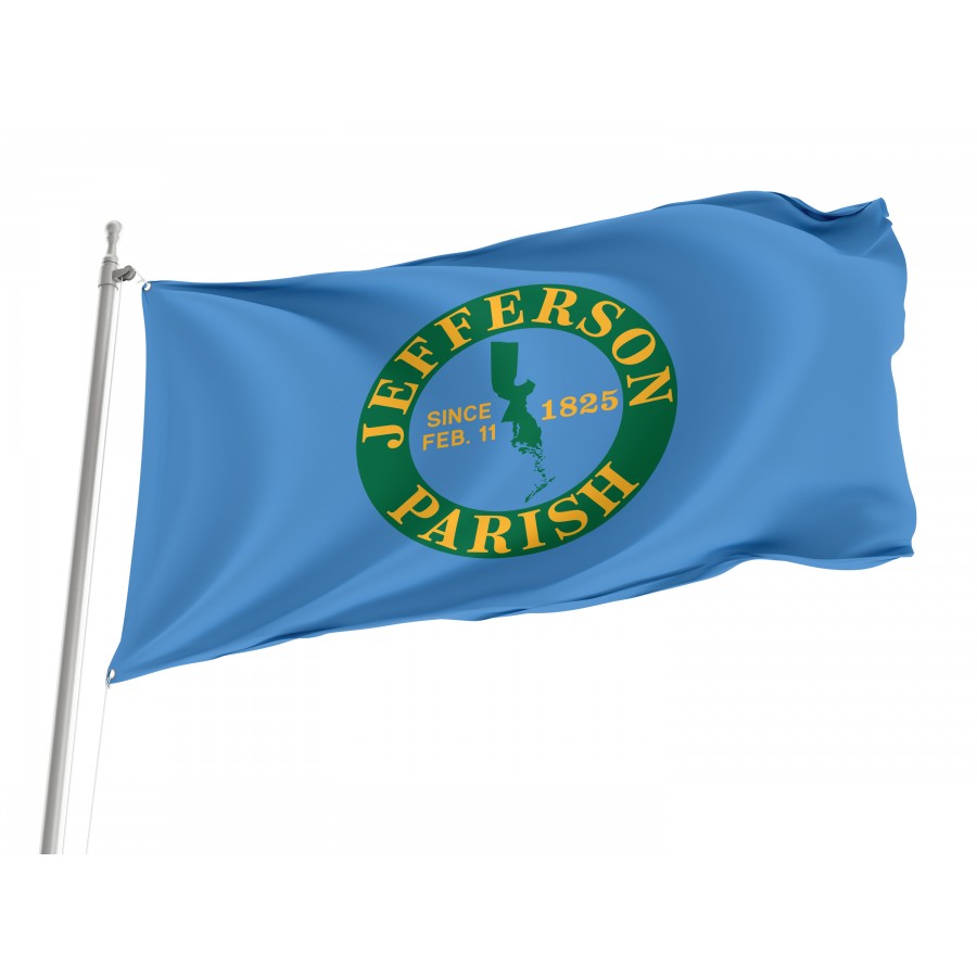 Flag of Jefferson Parish, Louisiana, Patriotic Flags, Unique Design Print, Flags for Indoor & Outdoor Use