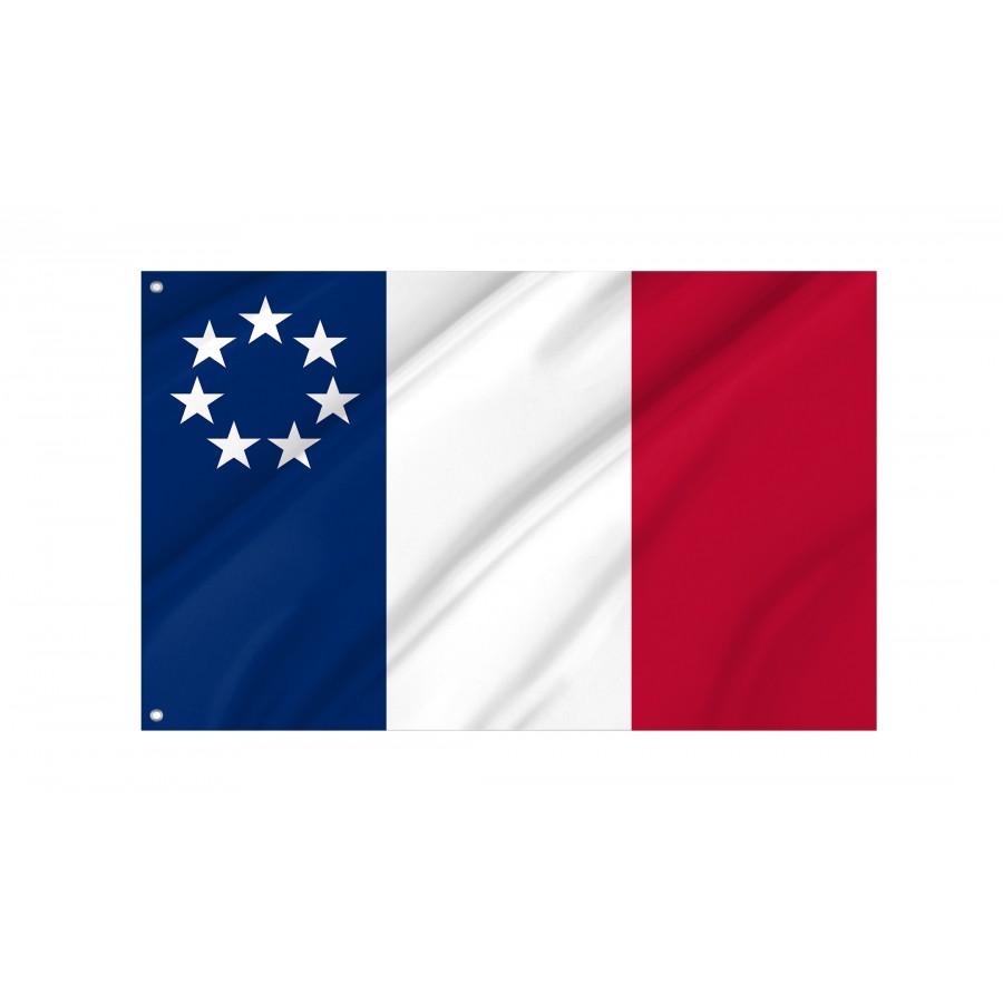Flag of Louisiana January 1861, Patriotic Flags, Unique Design Print, Flags for Indoor & Outdoor Use