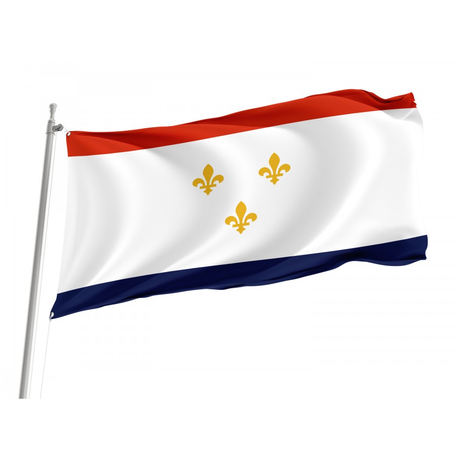 Flag of New Orleans, Louisiana, Patriotic Flags, Unique Design Print, Flags for Indoor & Outdoor Use