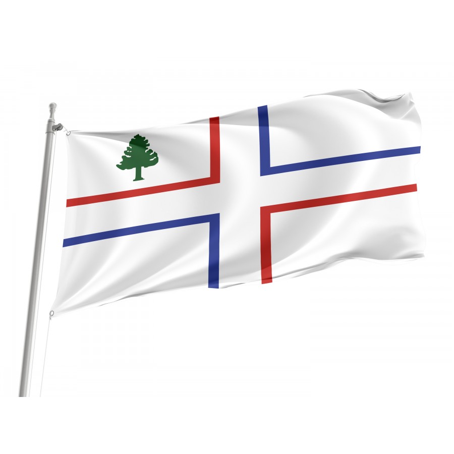 Flag of Huguenots of Maine, Patriotic Flags, Unique Design Print, Flags for Indoor & Outdoor Use