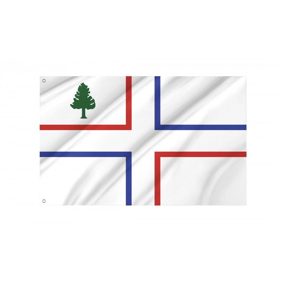 Flag of Huguenots of Maine, Patriotic Flags, Unique Design Print, Flags for Indoor & Outdoor Use
