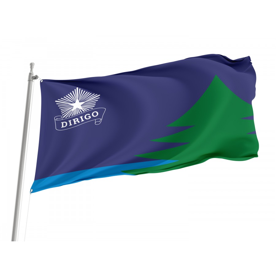 Flag of Maine Bicentennial, Patriotic Flags, Unique Design Print, Flags for Indoor & Outdoor Use