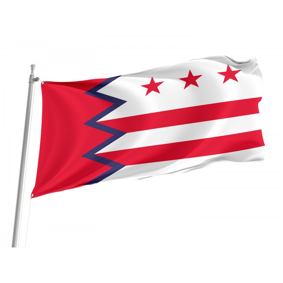 Flag of Washington, Maine, Patriotic Flags, Unique Design Print, Flags for Indoor & Outdoor Use