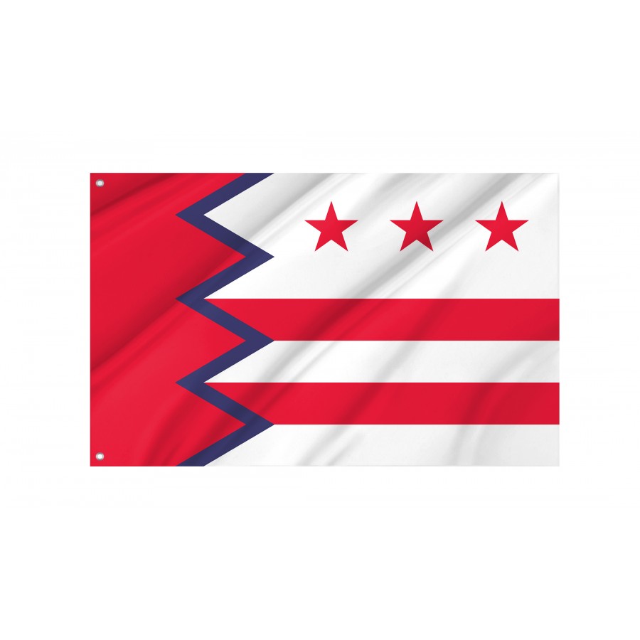 Flag of Washington, Maine, Patriotic Flags, Unique Design Print, Flags for Indoor & Outdoor Use