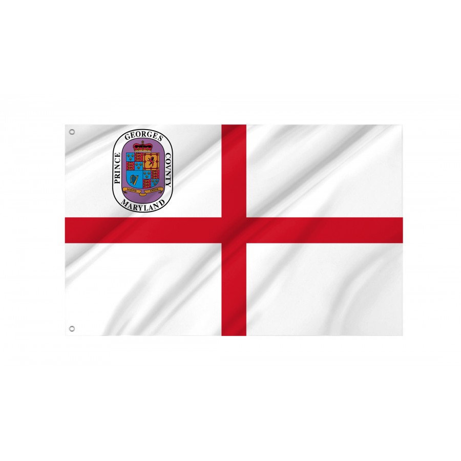 Flag of Prince George's County, Maryland, Unique Design Print, Flags for Indoor & Outdoor Use