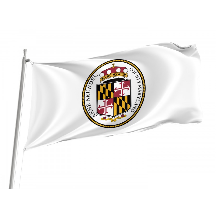 Flag of Anne Arundel County, Maryland, Patriotic Flags, Unique Design Print, Flags for Indoor & Outdoor Use