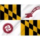 Flag of Baltimore County, Maryland, Patriotic Flags, Unique Design Print, Flags for Indoor & Outdoor Use - Imagine 2