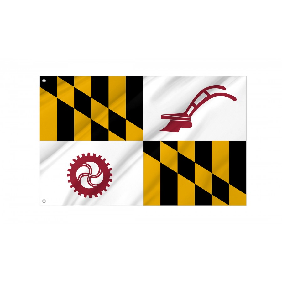 Flag of Baltimore County, Maryland, Patriotic Flags, Unique Design Print, Flags for Indoor & Outdoor Use