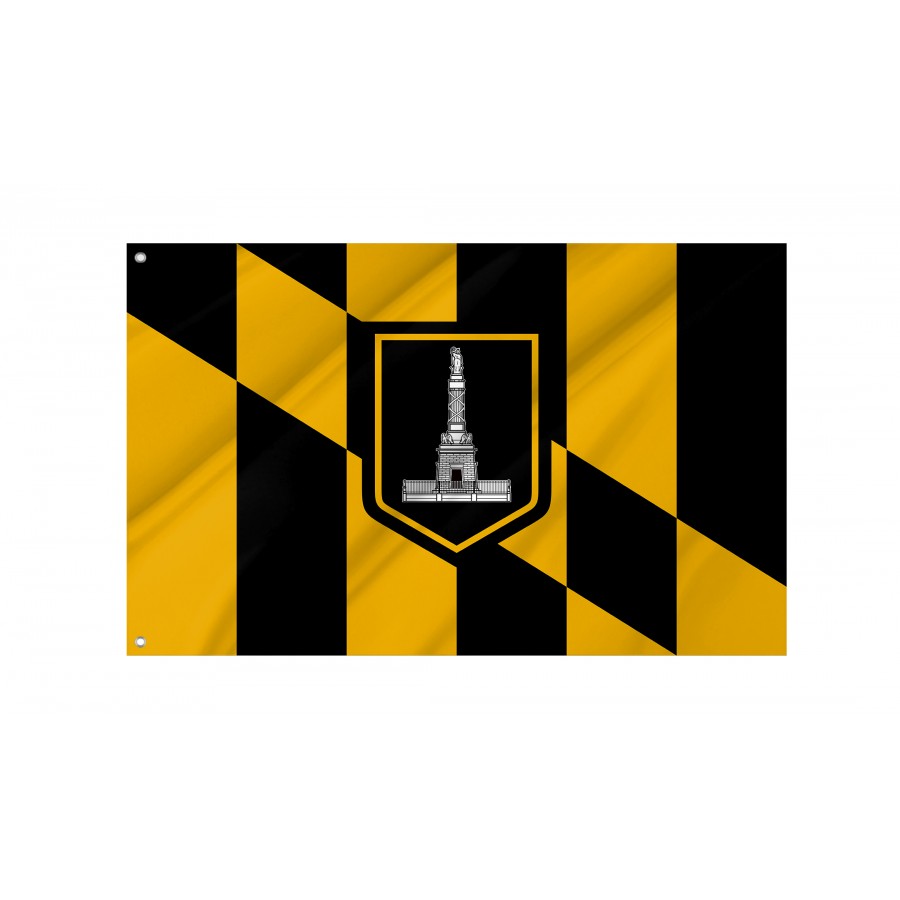 Flag of Baltimore, Maryland, Patriotic Flags, Unique Design Print, Flags for Indoor & Outdoor Use