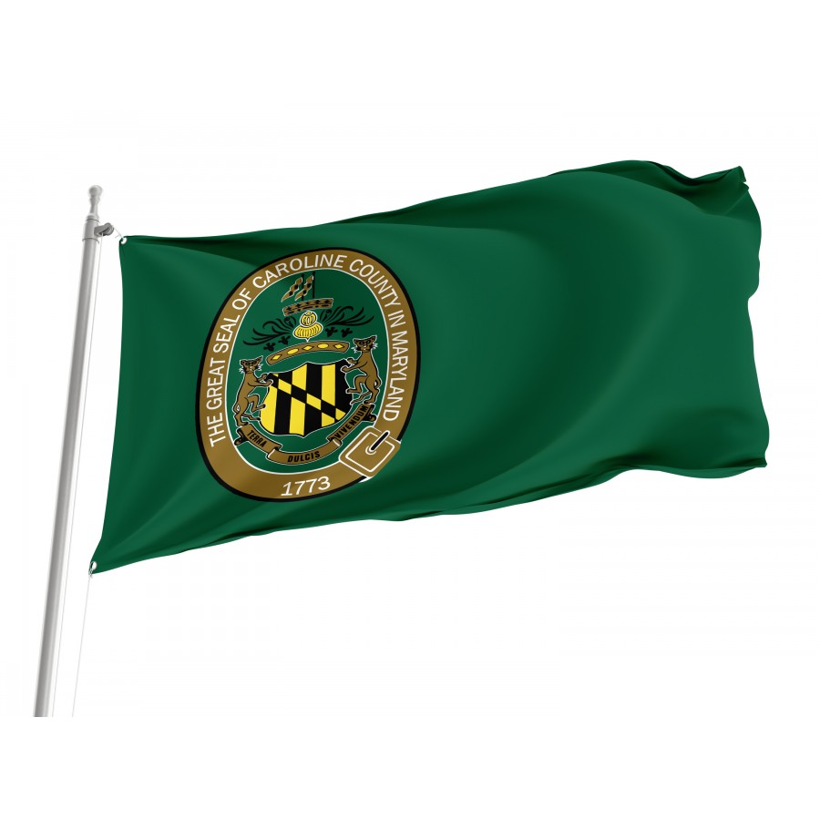 Flag of Caroline County, Maryland, Patriotic Flags, Unique Design Print, Flags for Indoor & Outdoor Use