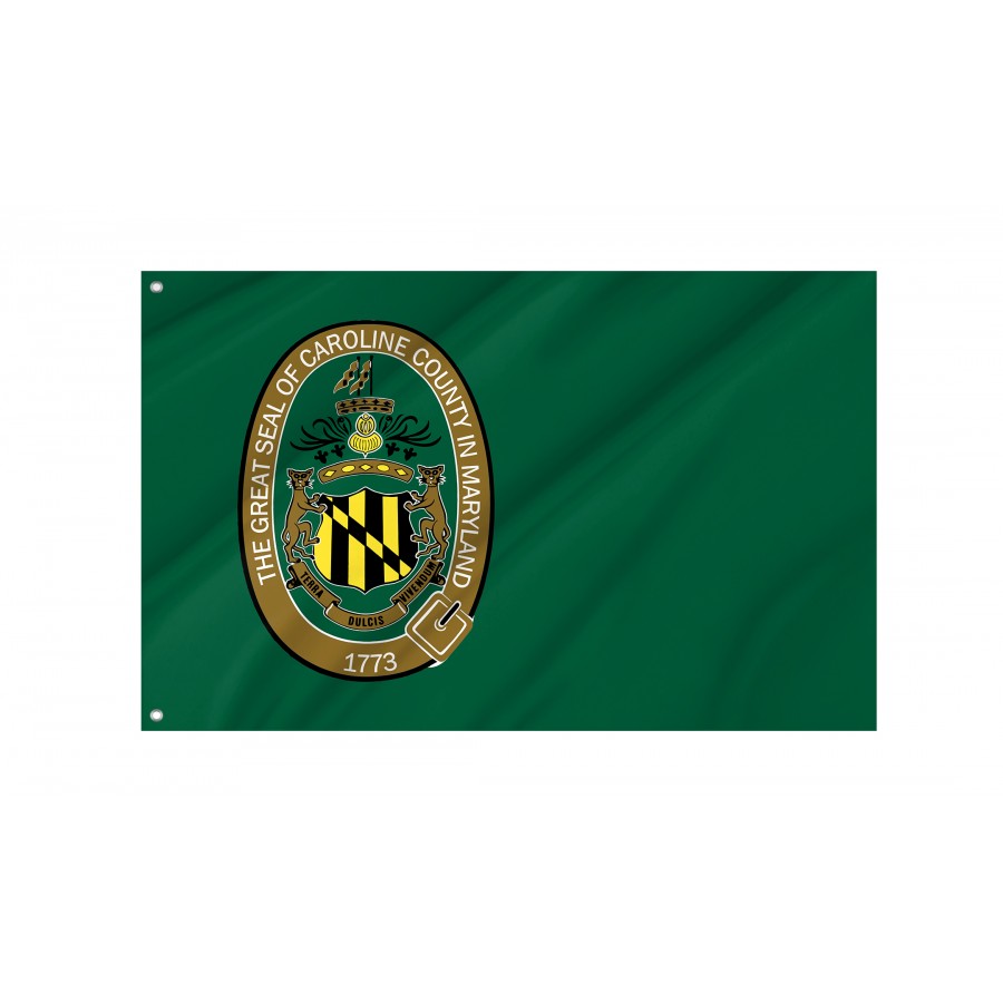 Flag of Caroline County, Maryland, Patriotic Flags, Unique Design Print, Flags for Indoor & Outdoor Use