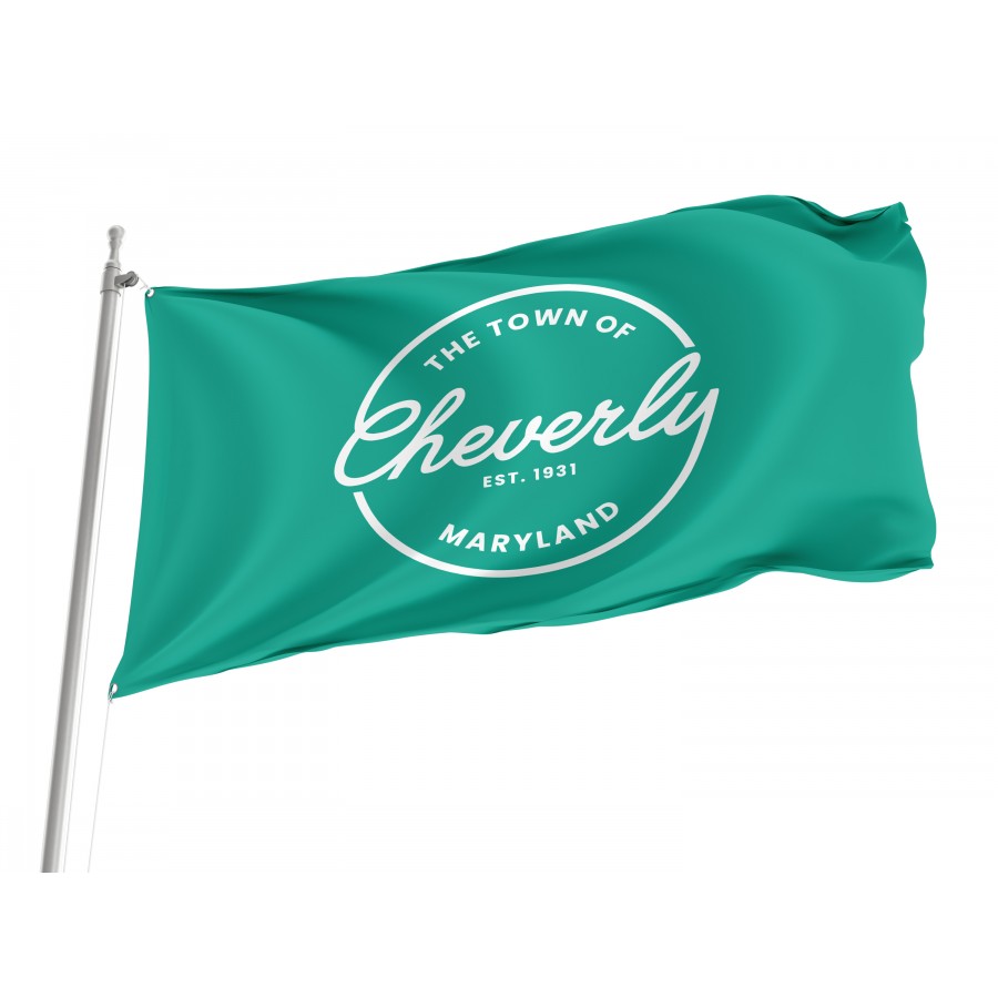 Flag of Cheverly, Maryland, Patriotic Flags, Unique Design Print, Flags for Indoor & Outdoor Use