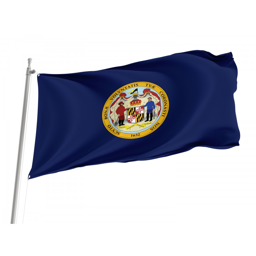 Flag of Maryland Before 1904, Patriotic Flags, Unique Design Print, Flags for Indoor & Outdoor Use