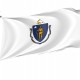 Massachusetts State Flag for Indoor & Outdoor Use - Imagine 1