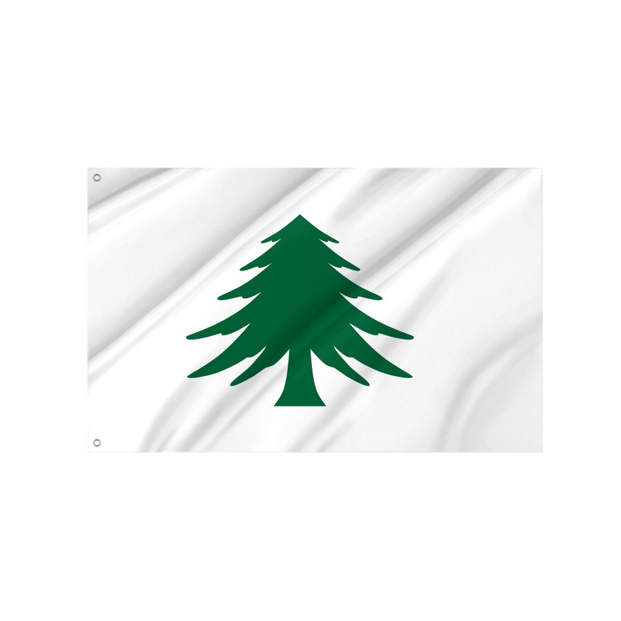 Flag of Naval Ensign of Massachusetts, Patriotic Flags, Unique Design Print, Flags for Indoor & Outdoor Use