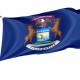 Flag of Michigan State, Patriotic Flags, Unique Design Print, Flags for Indoor & Outdoor Use - Imagine 1