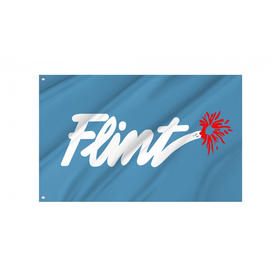 Flag of Flint, Michigan, Patriotic Flags, Unique Design Print, Flags for Indoor & Outdoor Use