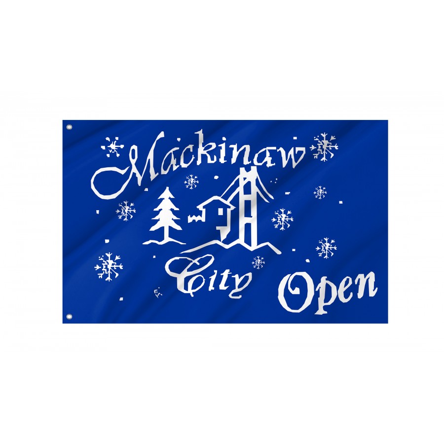 Flag of Mackinaw City, Michigan, Patriotic Flags, Unique Design Print, Flags for Indoor & Outdoor Use
