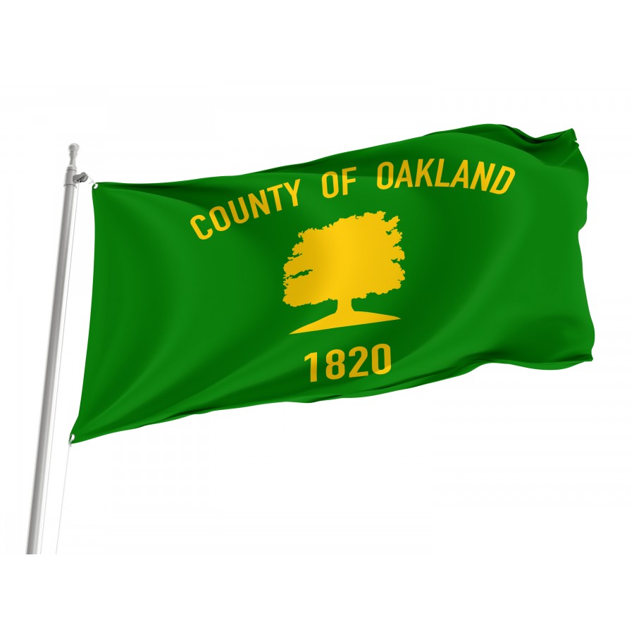 Flag of Oakland County, Michigan, Patriotic Flags, Unique Design Print, Flags for Indoor & Outdoor Use