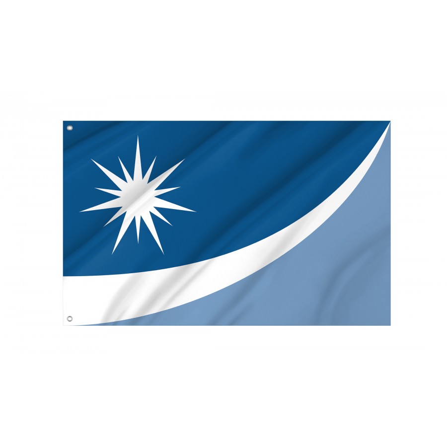 Flag of Crystal, Minnesota, Patriotic Flags, Unique Design Print, Flags for Indoor & Outdoor Use