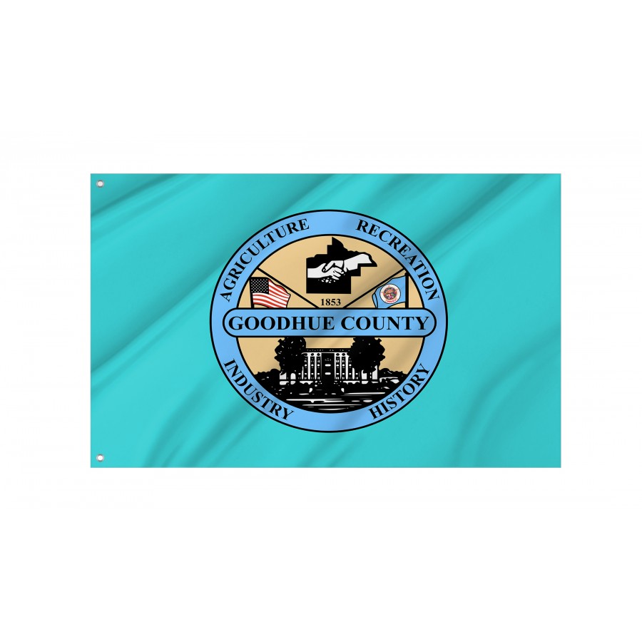 Flag of Goodhue County, Minnesota, Patriotic Flags, Unique Design Print, Flags for Indoor & Outdoor Use