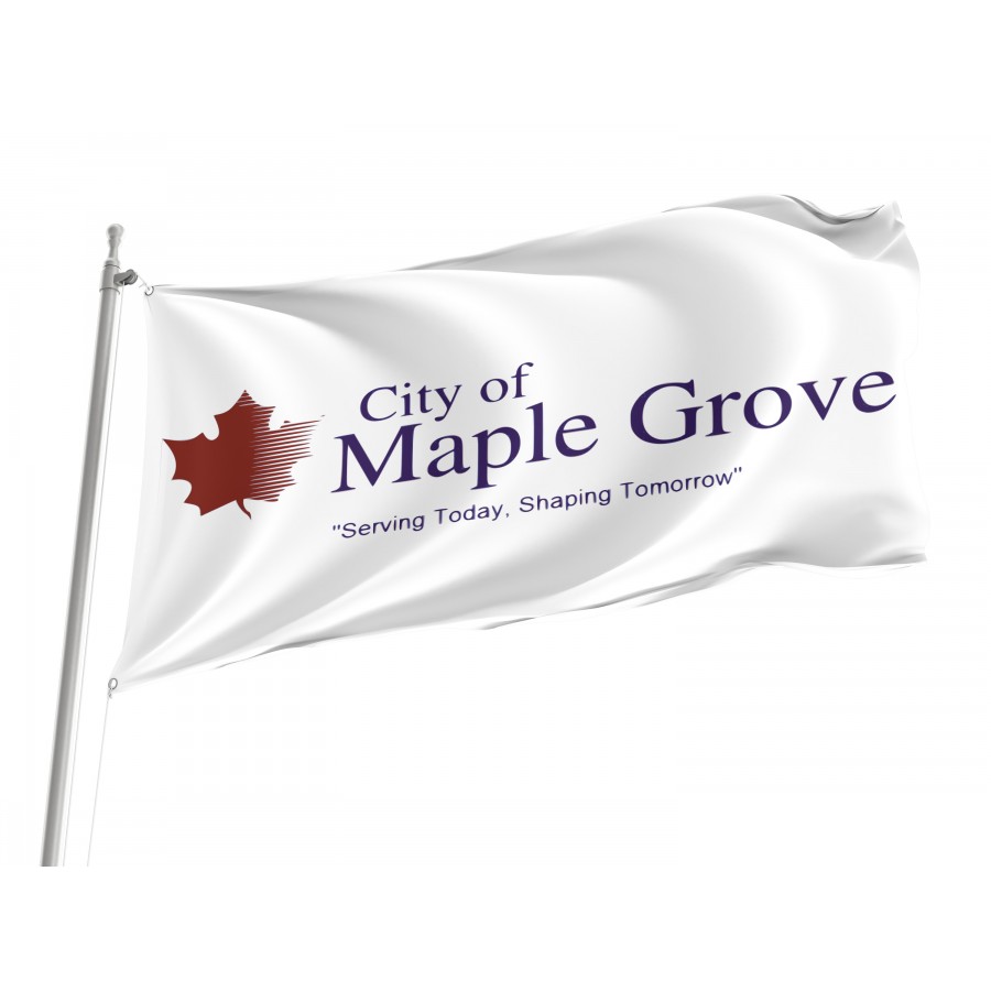 Flag of Maple Grove, Minnesota, Patriotic Flags, Unique Design Print, Flags for Indoor & Outdoor Use