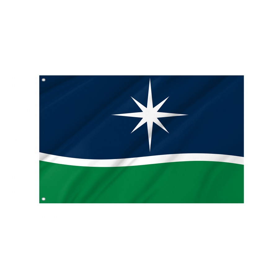 Flag of Minnesota flag submission F2100, Patriotic Flags, Unique Design Print, Flags for Indoor & Outdoor Use