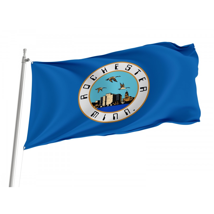 Flag of Rochester, Minnesota, Patriotic Flags, Unique Design Print, Flags for Indoor & Outdoor Use