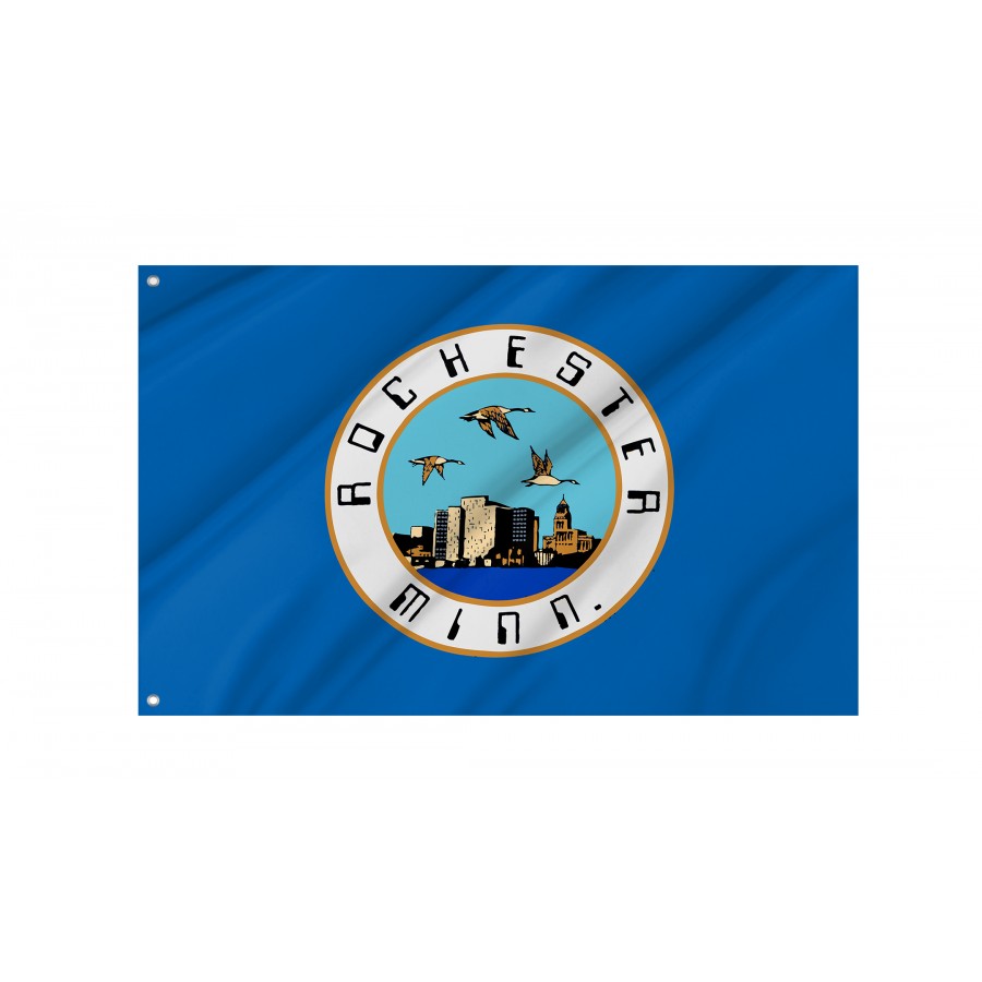 Flag of Rochester, Minnesota, Patriotic Flags, Unique Design Print, Flags for Indoor & Outdoor Use