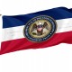 Flag of Bicentennial Mississippi, Patriotic Flags, Unique Design Print, Flags for Indoor & Outdoor Use - Imagine 1