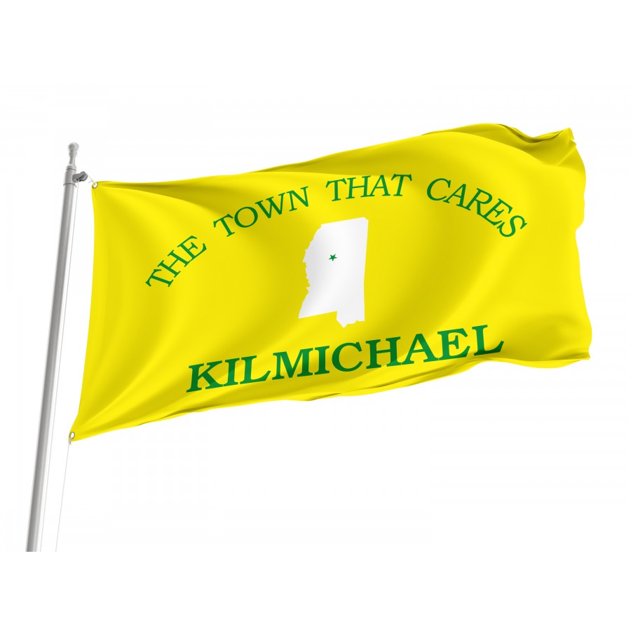 Flag of Kilmichael, Mississippi, Patriotic Flags, Unique Design Print, Flags for Indoor & Outdoor Use