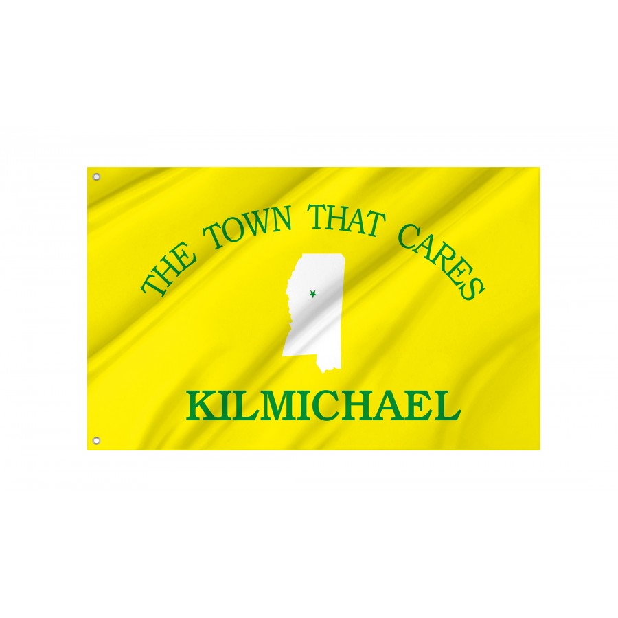 Flag of Kilmichael, Mississippi, Patriotic Flags, Unique Design Print, Flags for Indoor & Outdoor Use