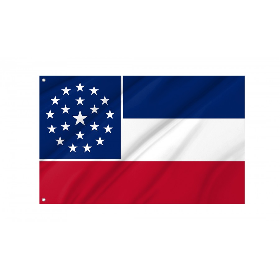 Flag of Mississippi 2001, Patriotic Flags, Unique Design Print, Flags for Indoor & Outdoor Use