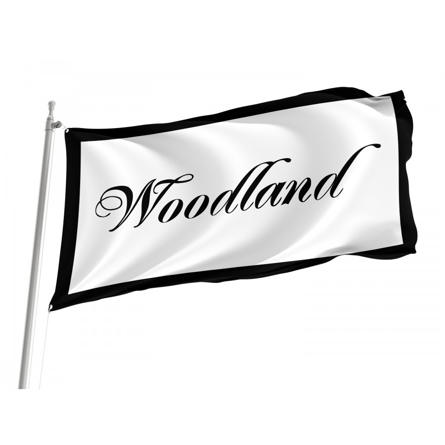 Flag of Woodland Black, Mississippi, Patriotic Flags, Unique Design Print, Flags for Indoor & Outdoor Use