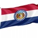 Missouri State Flag for Indoor & Outdoor Use - Imagine 1