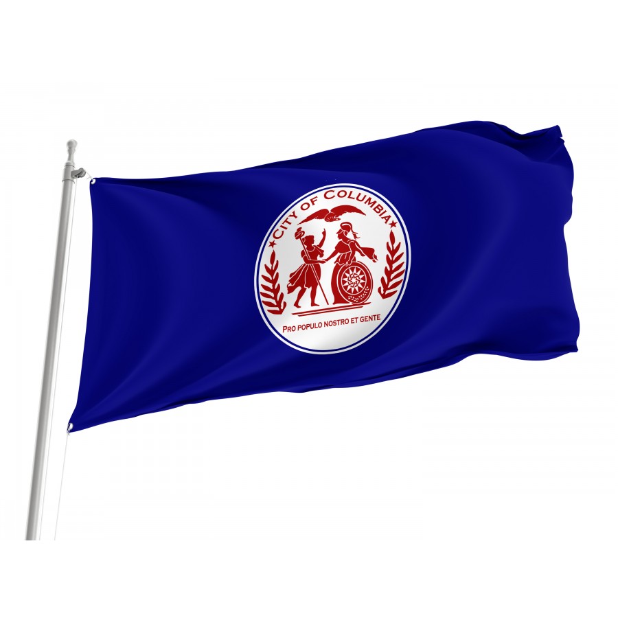 Flag of Columbia, Missouri 1974-1988, Patriotic Flags, Unique Design Print, Flags for Indoor & Outdoor Use