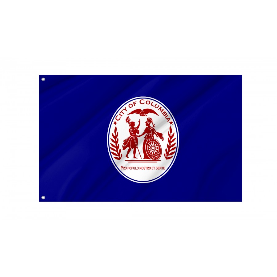 Flag of Columbia, Missouri 1974-1988, Patriotic Flags, Unique Design Print, Flags for Indoor & Outdoor Use