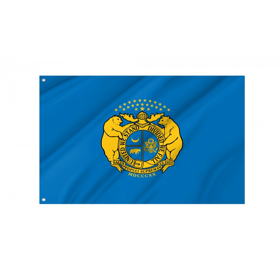 Flag of Missouri State Guard, Patriotic Flags, Unique Design Print, Flags for Indoor & Outdoor Use