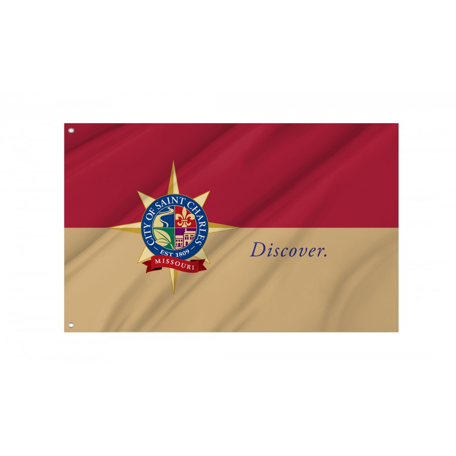 Flag of St. Charles, Missouri, Patriotic Flags, Unique Design Print, Flags for Indoor & Outdoor Use