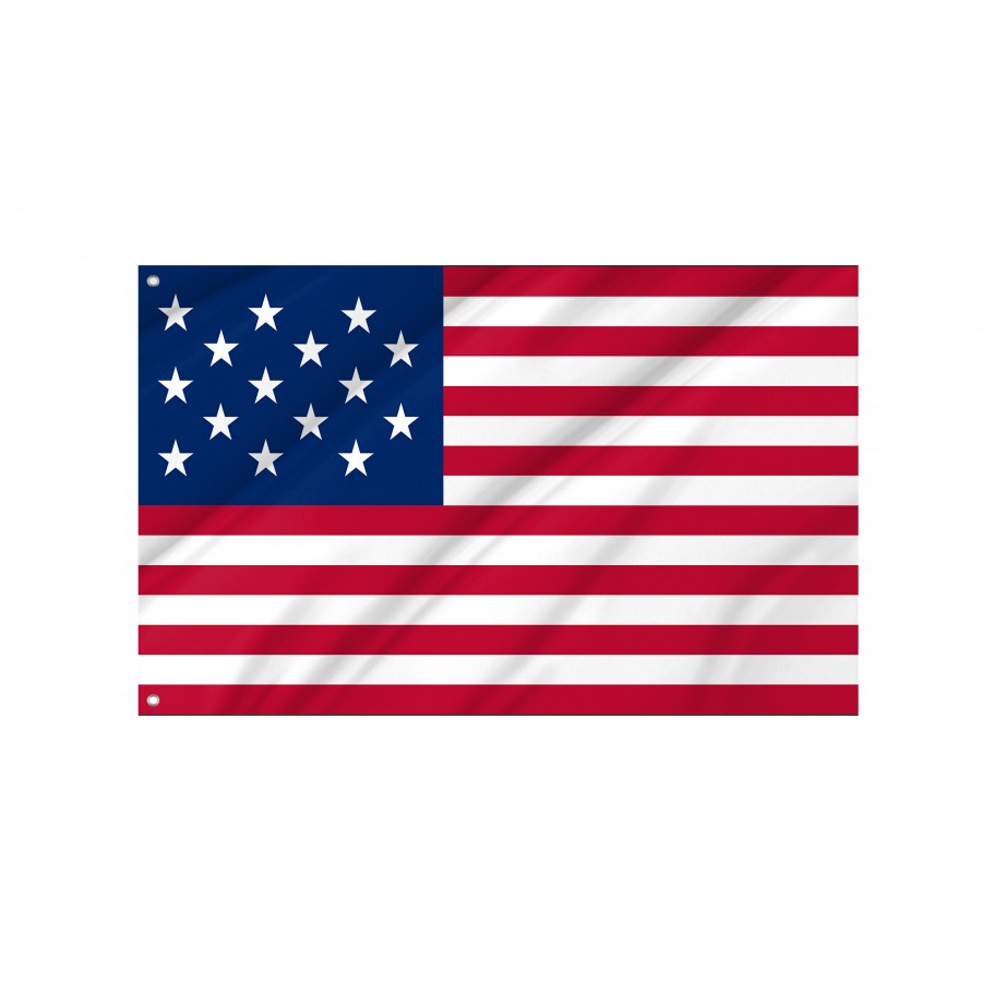 Us Flag 15 Stars, Patriotic Flags, Unique Design Print, Flags For Indoor & Outdoor Use - High Quality United States for Indoor and Outdoor Use