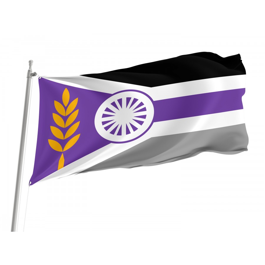 Flag Of Milford, Nebraska, Patriotic Flags, Unique Design Print, Flags For Indoor & Outdoor Use - High Quality Nebraska for Indoor and Outdoor Use