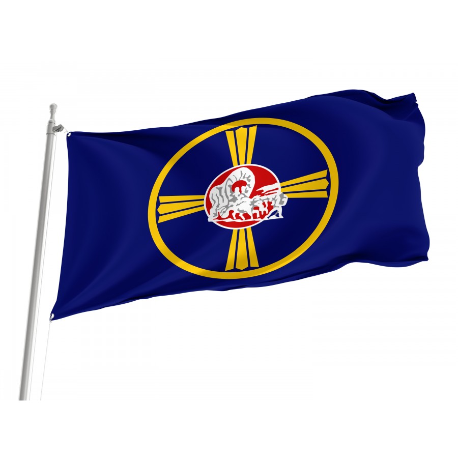 Flag Of Omaha, Nebraska, Patriotic Flags, Unique Design Print, Flags For Indoor & Outdoor Use - High Quality Nebraska for Indoor and Outdoor Use