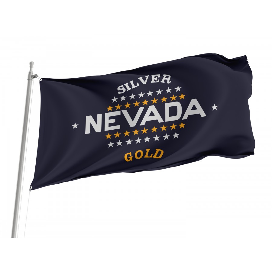 Flag of Nevada (1905–1915), Patriotic Flags, Unique Design Print, Flags for Indoor & Outdoor Use