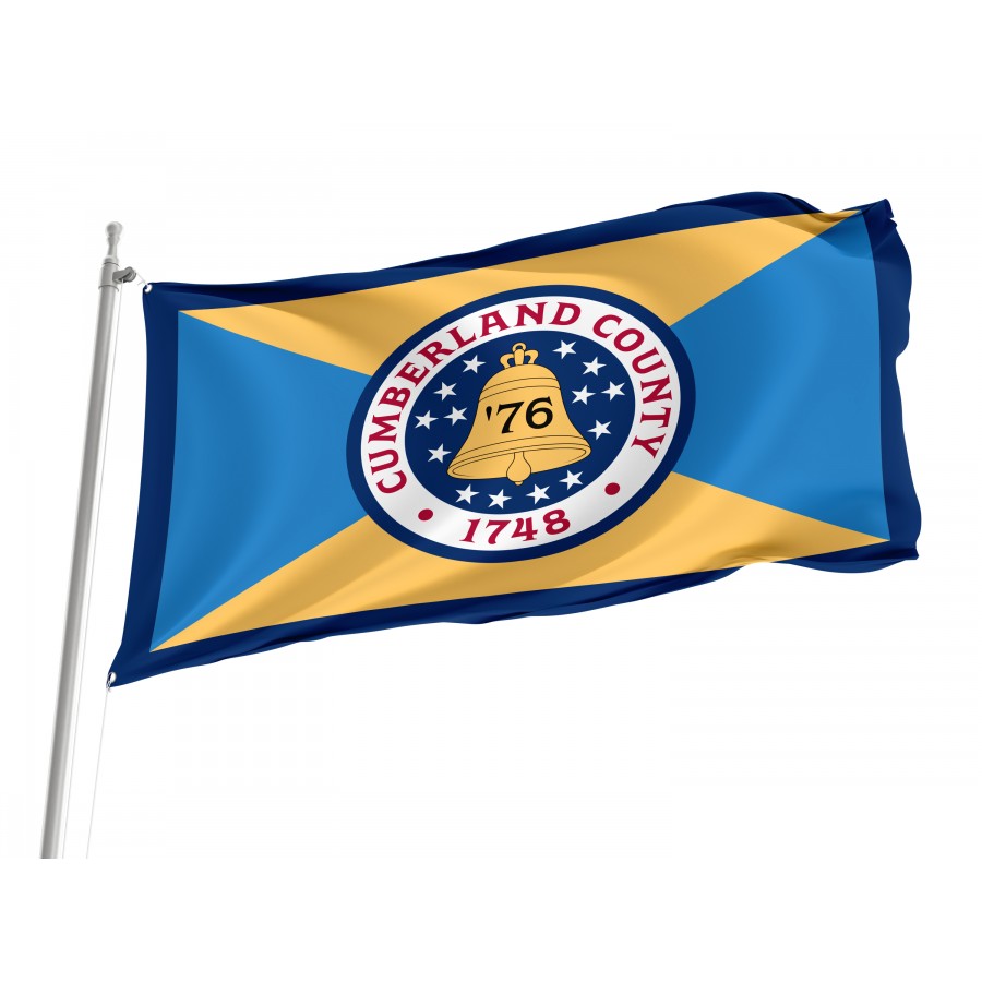 Flag of Cumberland County, New Jersey, Patriotic Flags, Unique Design Print, Flags for Indoor & Outdoor Use