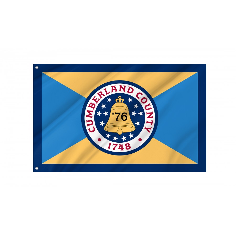 Flag of Cumberland County, New Jersey, Patriotic Flags, Unique Design Print, Flags for Indoor & Outdoor Use