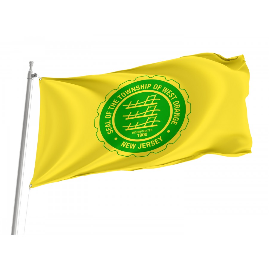 Flag of West Orange, New Jersey, Patriotic Flags, Unique Design Print, Flags for Indoor & Outdoor Use