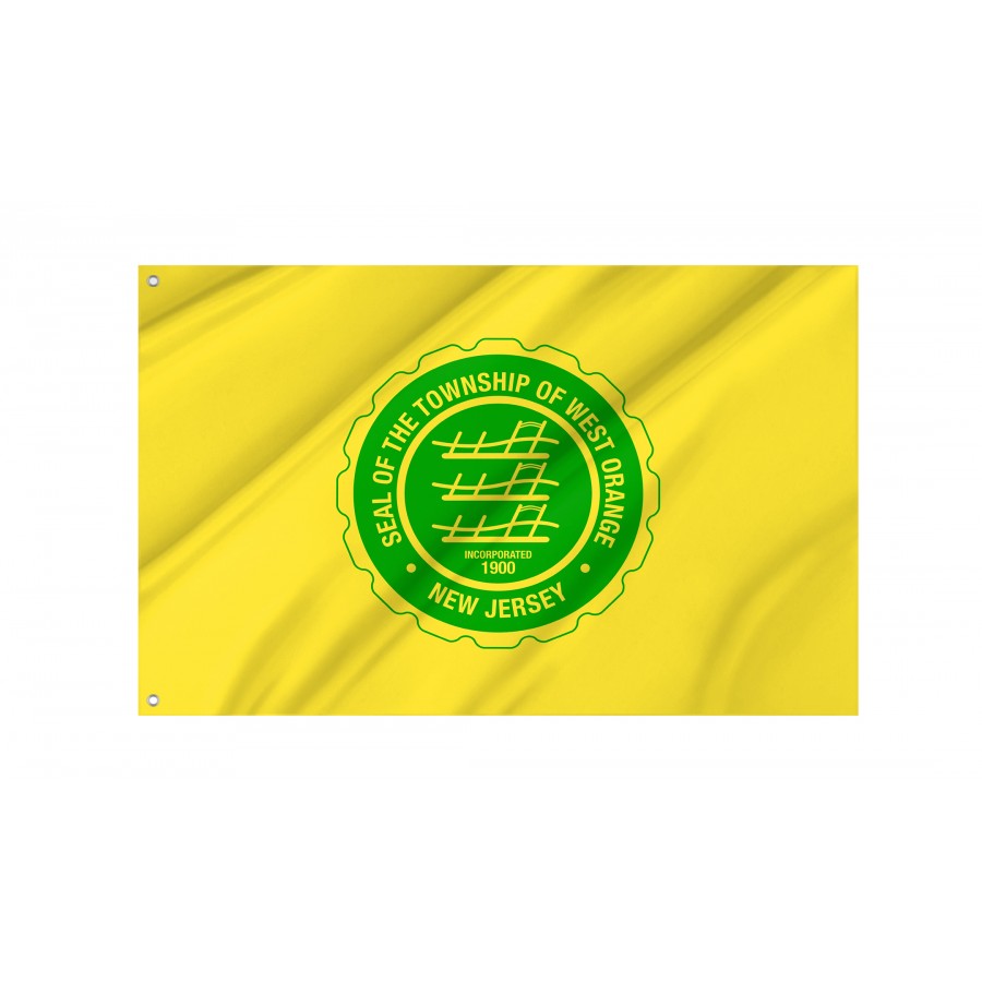 Flag of West Orange, New Jersey, Patriotic Flags, Unique Design Print, Flags for Indoor & Outdoor Use