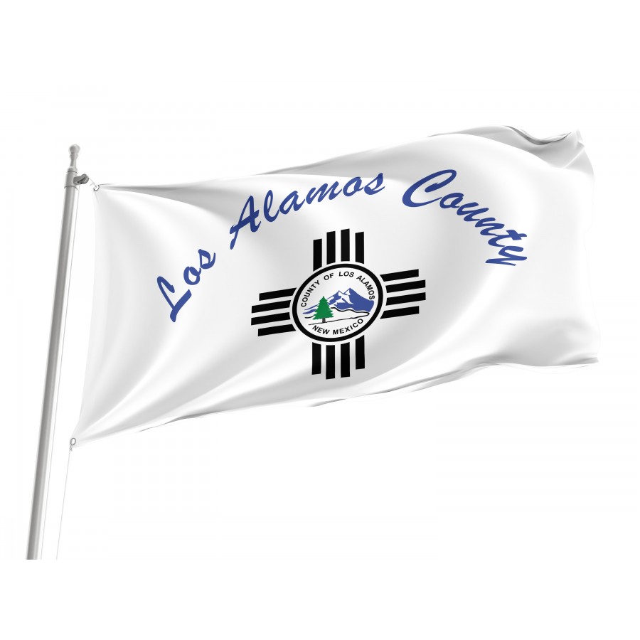 Flag of Los Alamos County, New Mexico, Patriotic Flags, Unique Design Print, Flags for Indoor & Outdoor Use